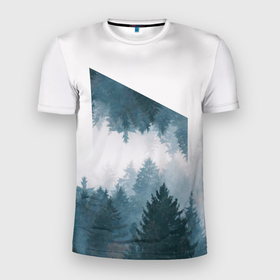 Мужская футболка 3D Slim с принтом Высокие горы , 100% полиэстер с улучшенными характеристиками | приталенный силуэт, круглая горловина, широкие плечи, сужается к линии бедра | воздух | горы | женская | молодеж | мужская | отдых | пейзаж | природа | свобода