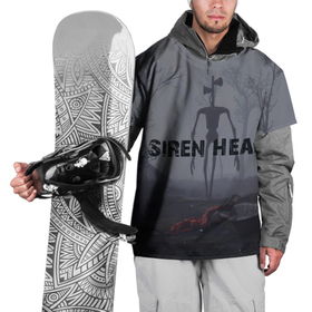 Накидка на куртку 3D с принтом Сиреноголовый , 100% полиэстер |  | game | арт | игры | лого | обои | рисунок
