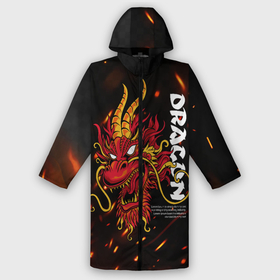 Дождевик унисекс 3D с принтом Dragon Огненный дракон в городе Новоалтайск,  |  | dragon | fire | дракон | китай | китайский огонь | костер | огонь