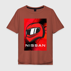 Мужская футболка хлопок Oversize с принтом Nissan - Paint , 100% хлопок | свободный крой, круглый ворот, “спинка” длиннее передней части | auto | logo | moto | nissan | symbol | авто | автомобиль | гонки | знак | краска | лого | логотип | логотипы | марка | машина | мото | ниссан | символ | символы