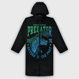 Дождевик унисекс 3D с принтом Dino predator в городе Новоалтайск,  |  | 1976 | dino | t rex | trex | дино | динозавр | тирекс | хищник