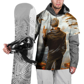 Накидка на куртку 3D с принтом Магическая битва в Санкт-Петербурге, 100% полиэстер |  | Тематика изображения на принте: anime | jujutsu kaisen | manga | sorcery fight | аниме | годжо сатору | итадори юдзи | магическая битва | манга