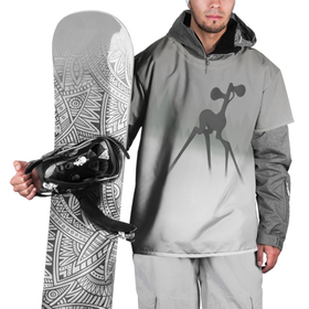 Накидка на куртку 3D с принтом Сиренеголовый олень в Тюмени, 100% полиэстер |  | видео | звуки | легенда | майнкрафт | монстр | песня | про сиренеголового | сказка