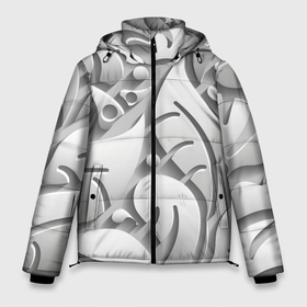Мужская зимняя куртка 3D с принтом SKULPTOR в Белгороде, верх — 100% полиэстер; подкладка — 100% полиэстер; утеплитель — 100% полиэстер | длина ниже бедра, свободный силуэт Оверсайз. Есть воротник-стойка, отстегивающийся капюшон и ветрозащитная планка. 

Боковые карманы с листочкой на кнопках и внутренний карман на молнии. | Тематика изображения на принте: абстракция | молодежное | пестрое | скульптура | узор | хайп