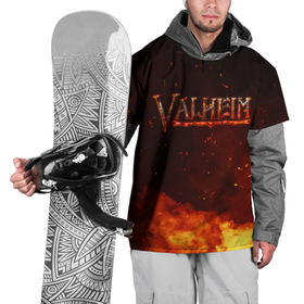 Накидка на куртку 3D с принтом Valheim огненный лого в Тюмени, 100% полиэстер |  | Тематика изображения на принте: fantasy | mmo | valheim | valve | валхейм | вальхейм | викинги | выживалка | игра | королевская битва | ммо | ролевая игра | фэнтази