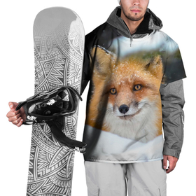 Накидка на куртку 3D с принтом Лисичка на сугробе в Тюмени, 100% полиэстер |  | Тематика изображения на принте: fox | foxy | животное | звери | лиса | лисенок | лисичка | милая | рыжая | фокс