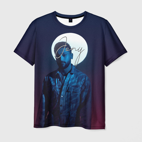Мужская футболка 3D с принтом Джони в Новосибирске, 100% полиэфир | прямой крой, круглый вырез горловины, длина до линии бедер | Тематика изображения на принте: jony | jony комета | джони | джони комета | жони | комета | френдзона