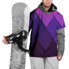 Накидка на куртку 3D с принтом Спортивный ромб в Петрозаводске, 100% полиэстер |  | 3d | геометрия | градиент | ромб | спорт