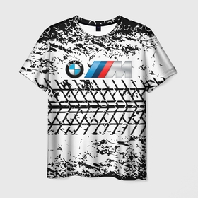 Мужская футболка 3D с принтом BMW. , 100% полиэфир | прямой крой, круглый вырез горловины, длина до линии бедер | bmw | bmw performance | m | motorsport | performance | бмв | моторспорт