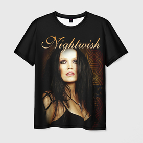 Мужская футболка 3D с принтом Nightwish в Курске, 100% полиэфир | прямой крой, круглый вырез горловины, длина до линии бедер | havy metal | music band | nightwish | nuclear blast | tarja | найтвиш | симфоник метал | тарья | туомас холопайнен | турунен | эмппу вуоринен
