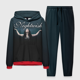 Мужской костюм 3D (с толстовкой) с принтом Nightwish with Tarja ,  |  | Тематика изображения на принте: nightwish | tarja | tarja turanen | turunen | найтвиш | тарья | тарья турунен | турунен