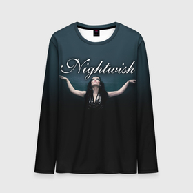 Мужской лонгслив 3D с принтом Nightwish with Tarja в Новосибирске, 100% полиэстер | длинные рукава, круглый вырез горловины, полуприлегающий силуэт | Тематика изображения на принте: nightwish | tarja | tarja turanen | turunen | найтвиш | тарья | тарья турунен | турунен