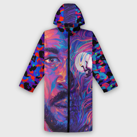 Дождевик унисекс 3D с принтом KiD CuDi | КиД КуДи в городе Новоалтайск,  |  | bape | bape cudi | bape kid cudi | dape kid | kid cudi | neon | paint | space | байе кид | бейп | бейп кид куди | бейп куди | борода | брызги краски | бэйп | взгляд | голова | кид куди | космос | краска | крупным планом | лицо | луна