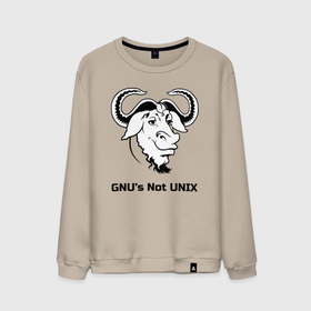 Мужской свитшот хлопок с принтом GNU’s Not UNIX в Петрозаводске, 100% хлопок |  | Тематика изображения на принте: gnu | linux | not unix | programming | гну | линукс | программист | сисадмин | системный администратор