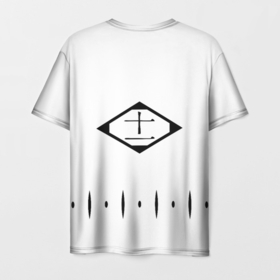 Мужская футболка 3D с принтом ФОРМА КАПИТАНА ГОТЕЙ 13 СПИНА в Белгороде, 100% полиэфир | прямой крой, круглый вырез горловины, длина до линии бедер | bleach | bleach logo | ichigo | айзен | банкай | блич | блич готей | блич ичиго | блич куросаки | блич логотип | готей 13 | ичиго | ичиго куросаки | ичиго пустой | куросаки | куросаки ичиго | маска пустого | пустой