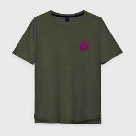 Мужская футболка хлопок Oversize с принтом Zerg logo mini | Purple в Санкт-Петербурге, 100% хлопок | свободный крой, круглый ворот, “спинка” длиннее передней части | drone | hydralisk | lurker | mutalisk | overseer | roach | zerg | zergling | гидрал | дрон | зерг | зерлинг | люркер | мутал | нидус | оверлорд | собаки