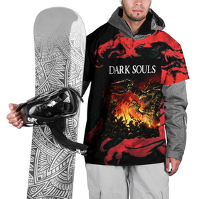 Накидка на куртку 3D с принтом DARKSOULS | DRAGON AGE в Санкт-Петербурге, 100% полиэстер |  | Тематика изображения на принте: dark souls | darksouls | tegunvte | темные души