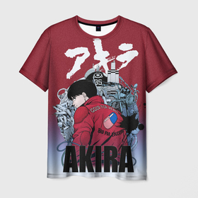 Мужская футболка 3D с принтом Акира , 100% полиэфир | прямой крой, круглый вырез горловины, длина до линии бедер | akira | kaneda | kaneda shotaro | shima | shima tetsuo | акира | боевик | канеда | киберпанк | нео | нео токио | постапокалиптика | токио | шима
