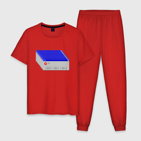 Мужская пижама хлопок с принтом Ошибка Windows 95 в Тюмени, 100% хлопок | брюки и футболка прямого кроя, без карманов, на брюках мягкая резинка на поясе и по низу штанин
 | 404 | 95 | error | windows | windows 95 | ошибка