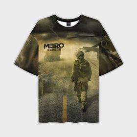 Мужская футболка oversize 3D с принтом Metro     сталкер ,  |  | 2033 | exodus | metro | metro 2033 | metro exodus | stalker | апокалипсис | диггер | дигеры | метро | разрушка | эпидемия