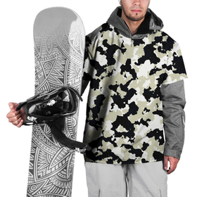Накидка на куртку 3D с принтом Холодный камуфляж в Кировске, 100% полиэстер |  | армия | военные | камуфляж | текстура | фон | холод