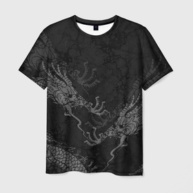 Мужская футболка 3D с принтом Chinese Dragons в Петрозаводске, 100% полиэфир | прямой крой, круглый вырез горловины, длина до линии бедер | chinese dragon | животные | китайский дракон | монстр | ящерица