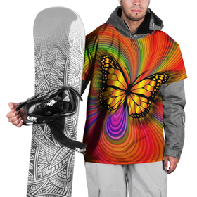 Накидка на куртку 3D с принтом Абстракция бабочки в Курске, 100% полиэстер |  | Тематика изображения на принте: butterfly | абстракция | бабочка | насекомое | чешуекрылое