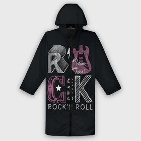 Дождевик унисекс 3D с принтом Rock star в городе Новоалтайск,  |  | rock | rock star | rockn roll | star | гитара | рок | рокер | рокнролл | шум