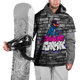Накидка на куртку 3D с принтом Friday Night Funkin Bomb man B в Курске, 100% полиэстер |  | Тематика изображения на принте: bomb | bombman | friday night funkin | man | белый | бомб | бомба | бомбмэн | кирпич | микрофон | мэн | рисовка | розовый | текстура | фиолетовый | фрайдэй | цвета | черный