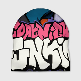 Шапка 3D с принтом Friday Night Funkin BombKid , 100% полиэстер | универсальный размер, печать по всей поверхности изделия | bomb | bombkid | bombman | friday night funkin | kid | man | белый | бомб | бомба | бомбмэн | кид | мэн | рисовка | розовый | текстура | фиолетовый | фрайдэй | хлопок | цвета | черный