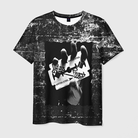Мужская футболка 3D с принтом JUDAS PRIEST ROCK STYLE в Белгороде, 100% полиэфир | прямой крой, круглый вырез горловины, длина до линии бедер | judas priest | гленн типтон | йен хилл | роб хэлфорд | скотт трэвис | хард рок | хеви метал