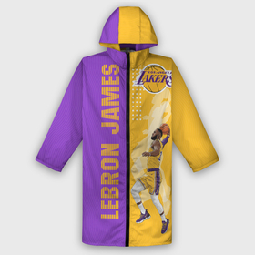 Дождевик унисекс 3D с принтом Леброн NBA в Ханты-Майнсийске,  |  | basketball | lakers | lebron | media | nba | toplanding | баскетболл | леброн | лейкерс | лого баскетбольных клубов | лос анджелес | нба