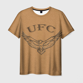 Мужская футболка 3D с принтом UFC в Кировске, 100% полиэфир | прямой крой, круглый вырез горловины, длина до линии бедер | ufc | ultimate fighting championship | бои | единоборства | смешанные единоборства