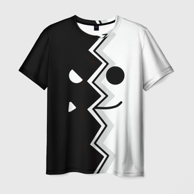 Мужская футболка 3D с принтом Geometry Dash | Fondo в Екатеринбурге, 100% полиэфир | прямой крой, круглый вырез горловины, длина до линии бедер | dash | fondo | geometry | геометри | геометридаш | даш