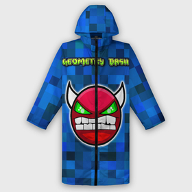 Дождевик унисекс 3D с принтом Geometry Dash в городе Новоалтайск,  |  | devil | geometry dash | pixel | геометри дэш | геометрический рывок | геометрия даш | демон | игры | логотипы игр | пиксель | смайл | эмоции