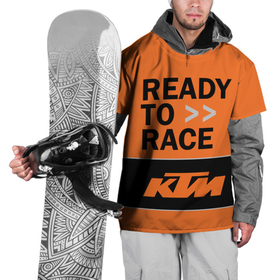 Накидка на куртку 3D с принтом KTM | READY TO RACE (Z) в Белгороде, 100% полиэстер |  | enduro | ktm | moto | moto sport | motocycle | sportmotorcycle | ктм | мото | мото спорт | мотоспорт | спорт мото