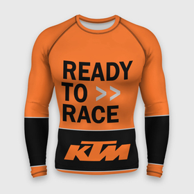 Мужской рашгард 3D с принтом KTM  READY TO RACE (Z) в Тюмени,  |  | enduro | ktm | moto | moto sport | motocycle | sportmotorcycle | ктм | мото | мото спорт | мотоспорт | спорт мото