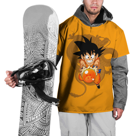 Накидка на куртку 3D с принтом Kid Goku в Екатеринбурге, 100% полиэстер |  | anime | dragon ball | аниме | анимэ | драгон бал | дрэгон бол | жемчуг дракона