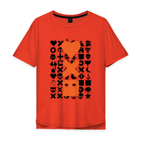 Мужская футболка хлопок Oversize с принтом Love Death & Robots в Тюмени, 100% хлопок | свободный крой, круглый ворот, “спинка” длиннее передней части | Тематика изображения на принте: death | logo | love | netflix | robots | анимация | кино | лого | любовь | нетфликс | роботы | сериал