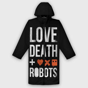 Дождевик унисекс 3D с принтом Love Death + Robots в Смоленске,  |  | Тематика изображения на принте: death | ldr | logo | love | netflix | robots | smile | анимация | кино | лого | лср | любовь | нетфликс | роботы | сериал | смайл | смайлик