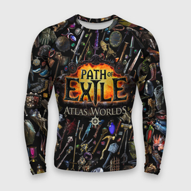 Мужской рашгард 3D с принтом Path of Exile в Петрозаводске,  |  | computer | game | path of exile | игра | компьютерная | путь изгнания