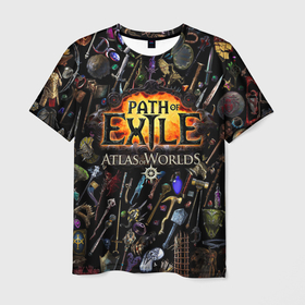 Мужская футболка 3D с принтом Path of Exile в Рязани, 100% полиэфир | прямой крой, круглый вырез горловины, длина до линии бедер | computer | game | path of exile | игра | компьютерная | путь изгнания