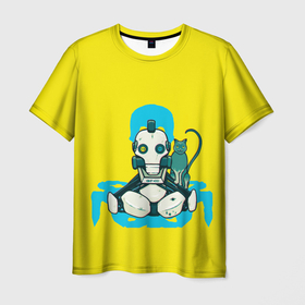Мужская футболка 3D с принтом Любовь, смерть и роботы в Екатеринбурге, 100% полиэфир | прямой крой, круглый вырез горловины, длина до линии бедер | netflix | любовь | роботы | сериал