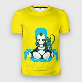 Мужская футболка 3D спортивная с принтом Любовь, смерть и роботы в Санкт-Петербурге, 100% полиэстер с улучшенными характеристиками | приталенный силуэт, круглая горловина, широкие плечи, сужается к линии бедра | Тематика изображения на принте: netflix | любовь | роботы | сериал