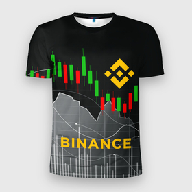 Мужская футболка 3D Slim с принтом BINANCE   БИНАНС   ГРАФИК в Курске, 100% полиэстер с улучшенными характеристиками | приталенный силуэт, круглая горловина, широкие плечи, сужается к линии бедра | binance | binance com | bitcoin | bittrex com | btc | exmo me | hodl | trading | банан биржа | бинанс | биткоин | график. | криптовалюта биржа | криптотрейдер | криптотрейдинг | трейдинг