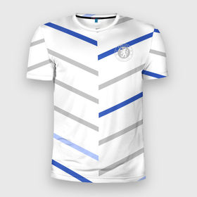 Мужская футболка 3D спортивная с принтом FC Chelsea Fresh Top (2021 22) в Белгороде, 100% полиэстер с улучшенными характеристиками | приталенный силуэт, круглая горловина, широкие плечи, сужается к линии бедра | 0x000000123 | chelsea | stamford bridge | вернер | канте | стамфорд бридж | челси