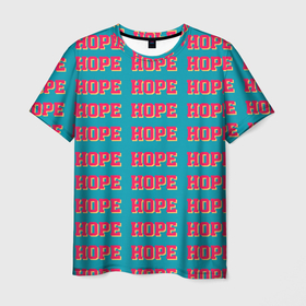 Мужская футболка 3D с принтом BTS HOPE в Новосибирске, 100% полиэфир | прямой крой, круглый вырез горловины, длина до линии бедер | bts | hope | jimin | бтс | группа | корейская | музыка | розовый | цветы | черный