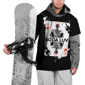 Накидка на куртку 3D с принтом Репер - SODA LUV в Тюмени, 100% полиэстер |  | rap | rapper | soda luv | st. petersburg | vladislav terentyuk | владислав терентюк | репер | рэп | рэп исполнитель | санкт петербург