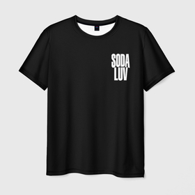 Мужская футболка 3D с принтом Репер - SODA LUV в Курске, 100% полиэфир | прямой крой, круглый вырез горловины, длина до линии бедер | rap | rapper | soda luv | st. petersburg | vladislav terentyuk | владислав терентюк | репер | рэп | рэп исполнитель | санкт петербург