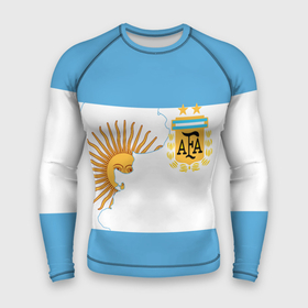Мужской рашгард 3D с принтом Сборная Аргентины ,  |  | goal24 | аргентина | барселона | дибала | игуаин | икарди | лионель месси | месси | месси аргентина | сборная аргентины | спорт | футбол | чемпионат мира | чм